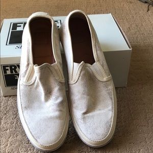 Men’s Frye canvas slip on shoes
